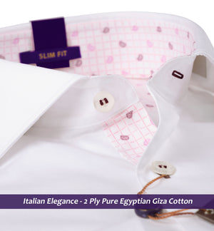 Alaska- Pristine White & Print Contrast