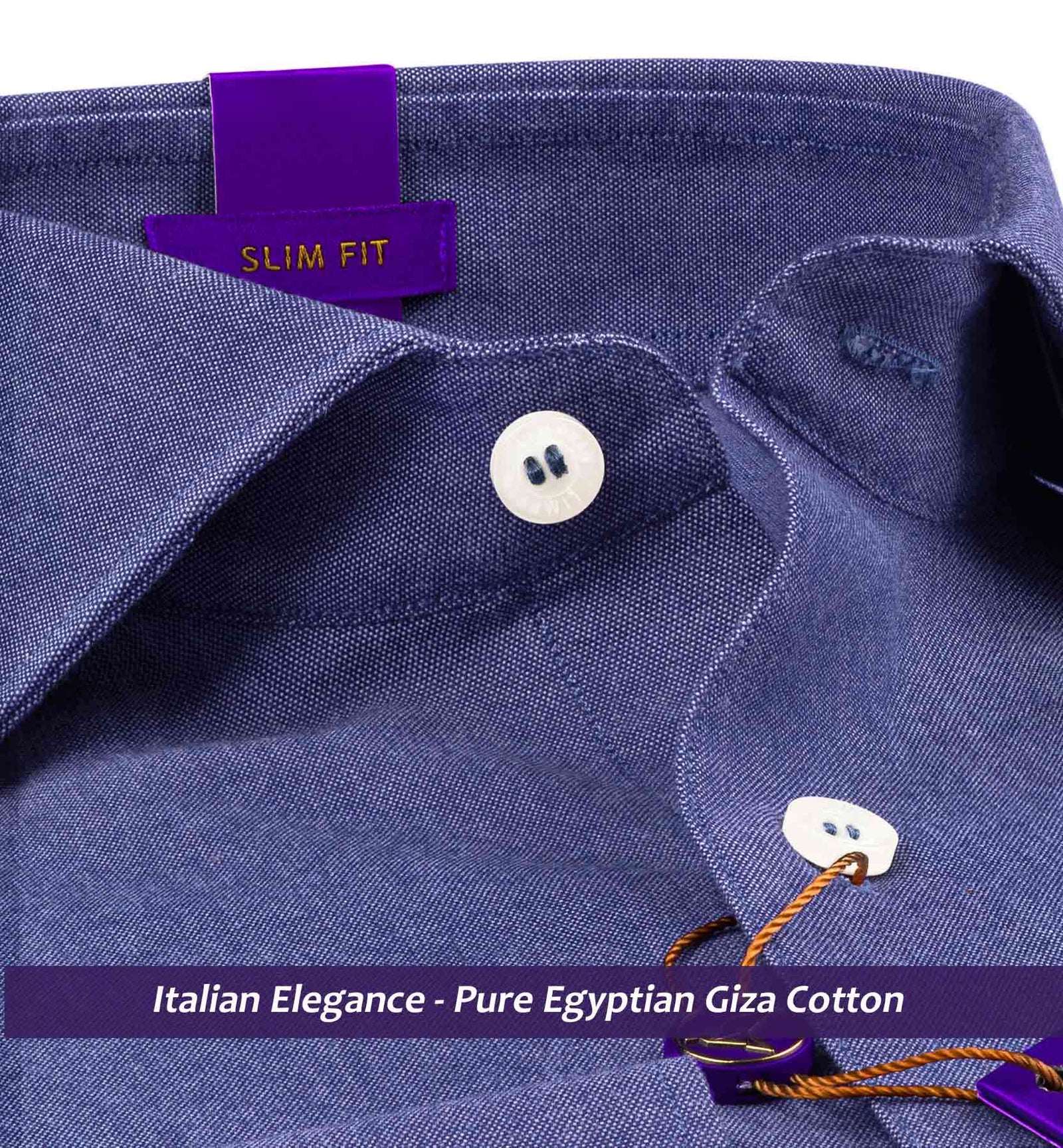 Marino- Navy Oxford Magical Solid