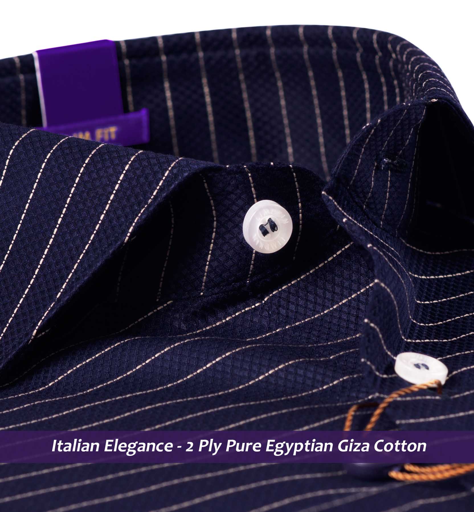 Burlington- Dark Navy & White Horizontal Stripe