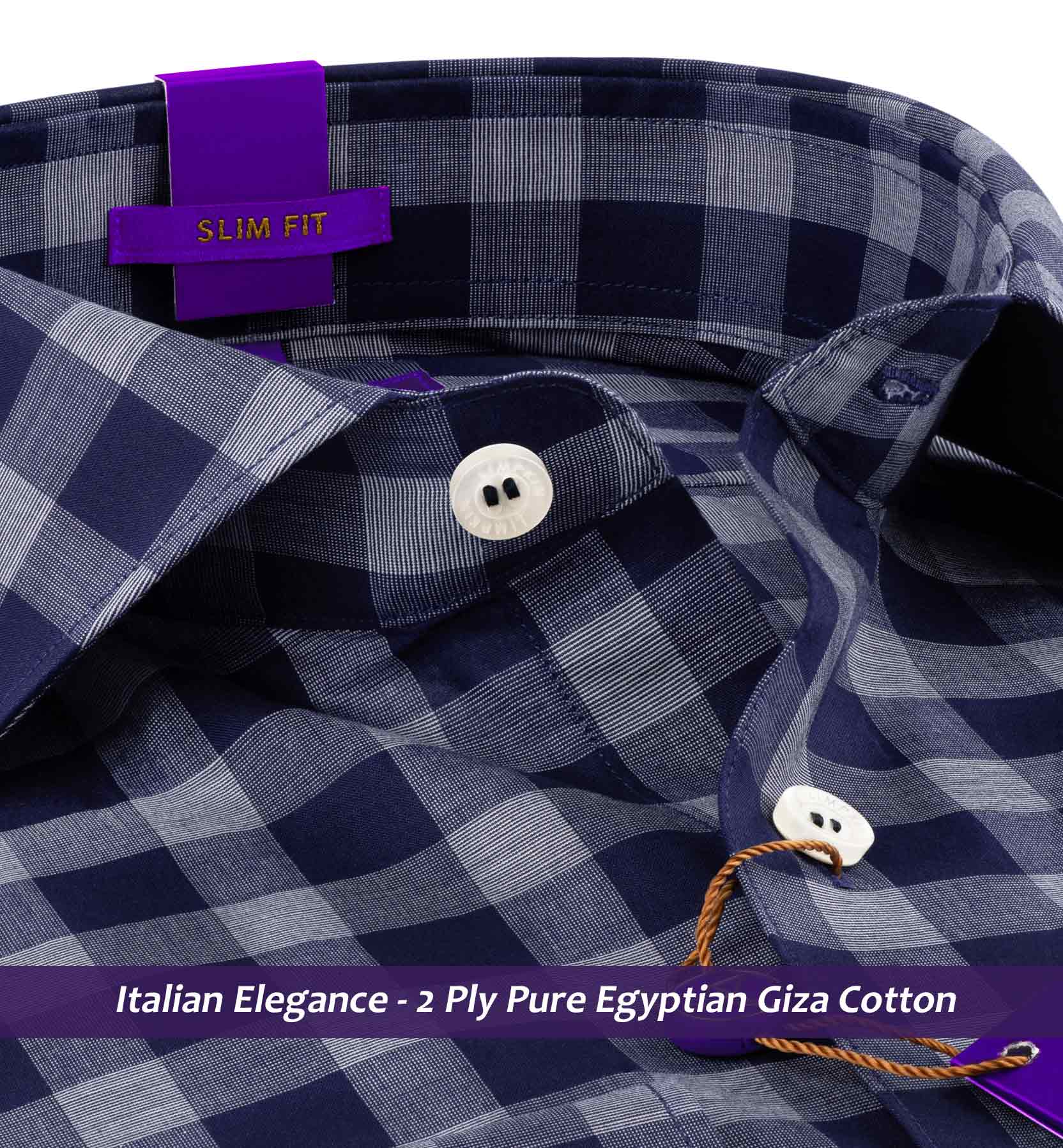 Rhodes- Navy & Grey Magical Check