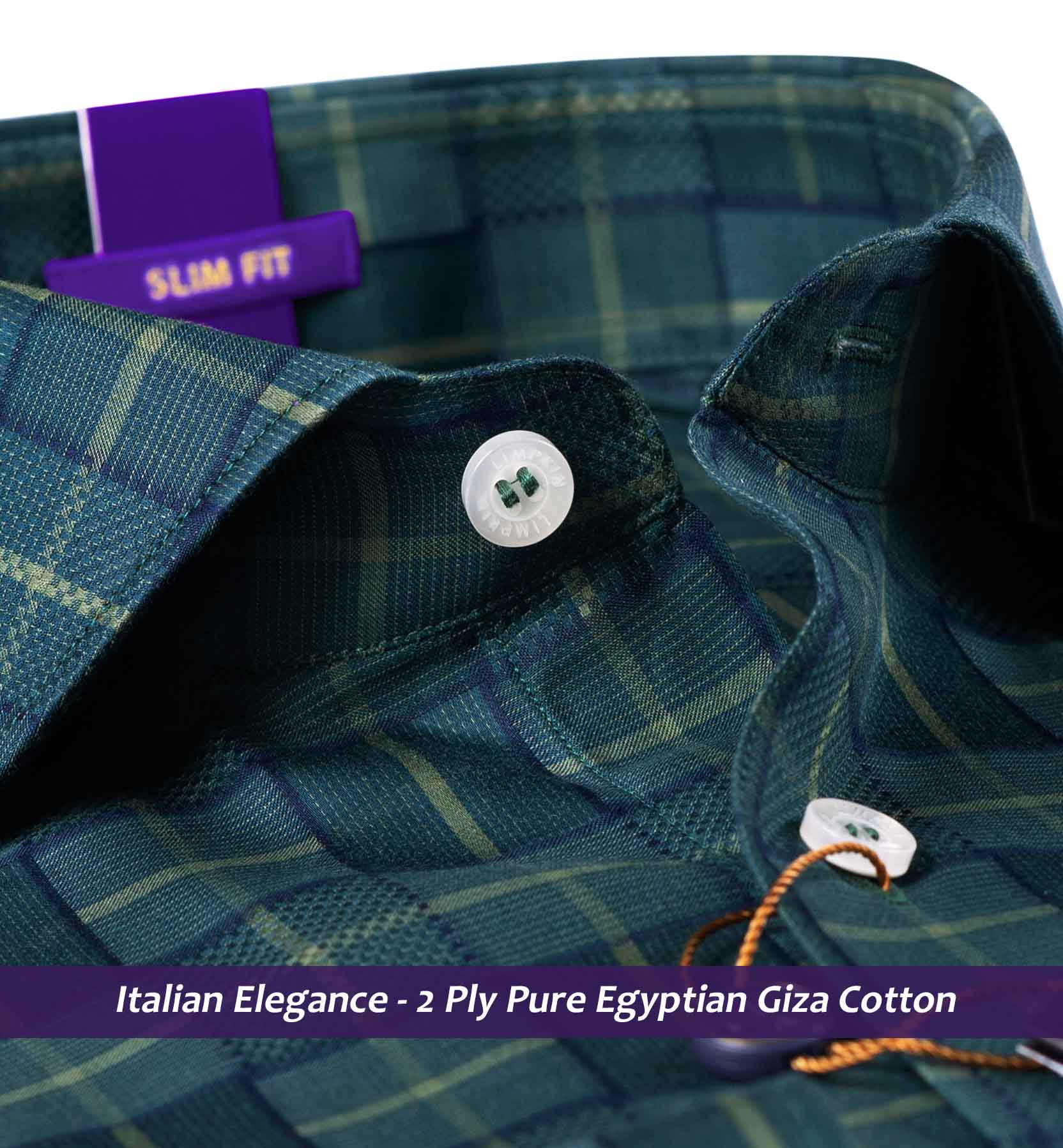 Surrey- Seaweed Green & Navy Check