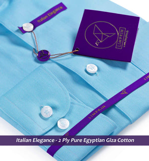 Finchley- Turquoise Blue Magical Stripe