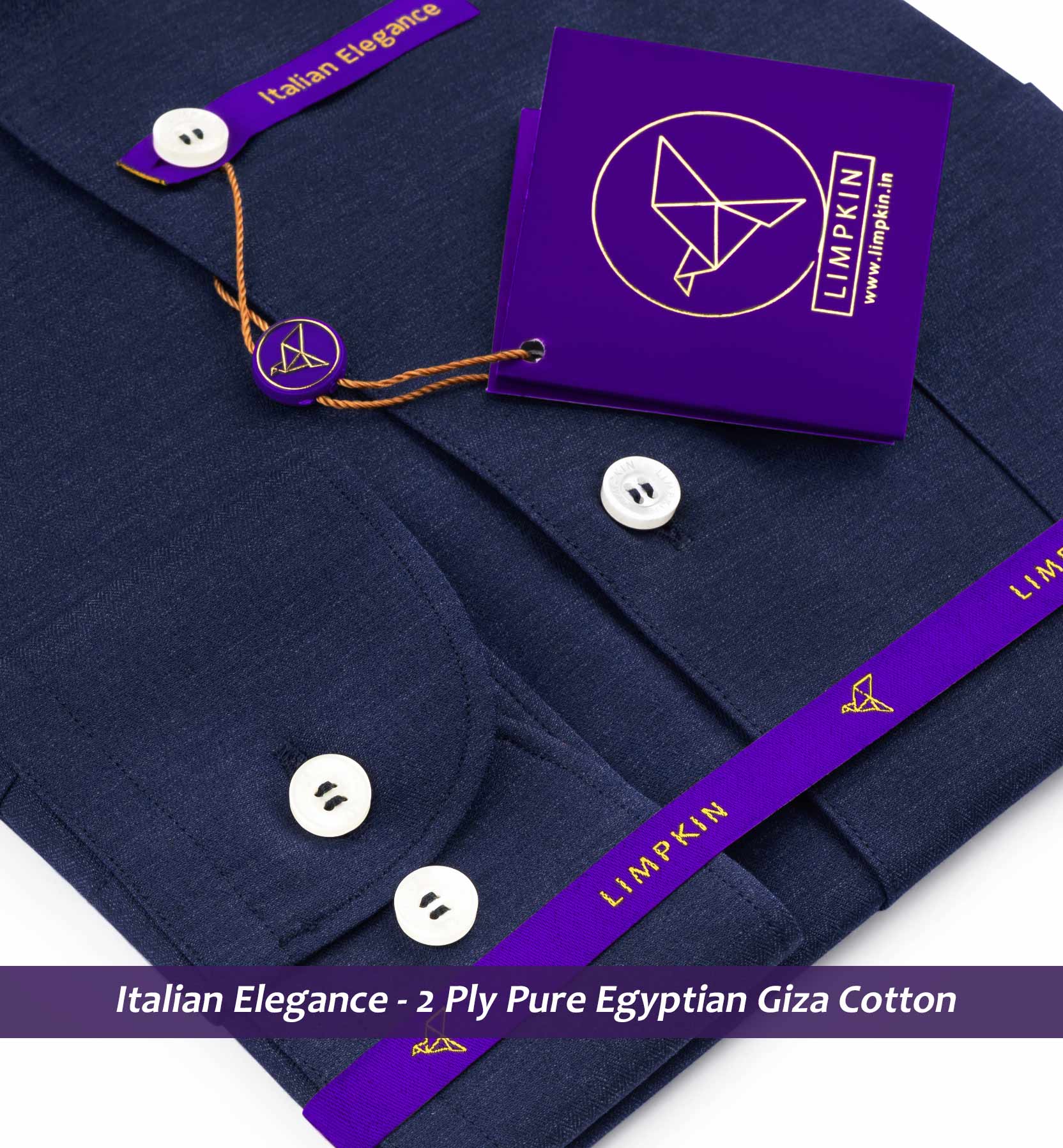 Legnano- Navy Blue Button Down