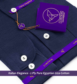 Legnano- Navy Blue Button Down