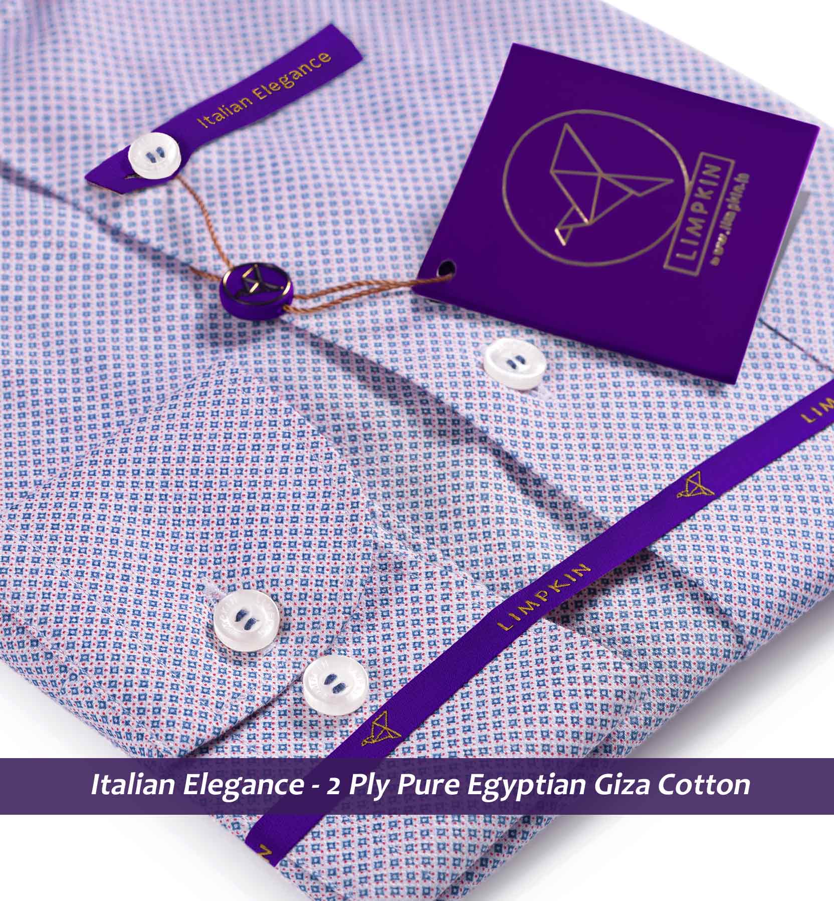 Luton- Navy & White Magical Geometric Print