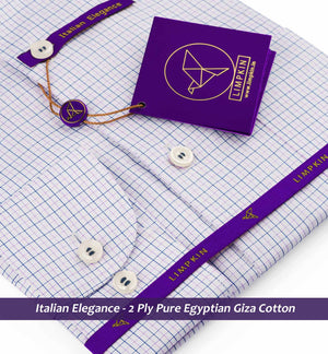 Segovia- Navy & Lilac Magical Check