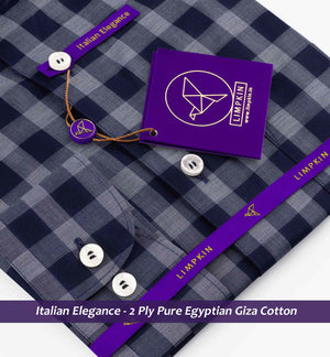 Rhodes- Navy & Grey Magical Check