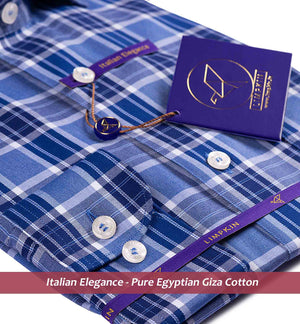 PERTH- NAVY & WHITE MAGICAL CHECK