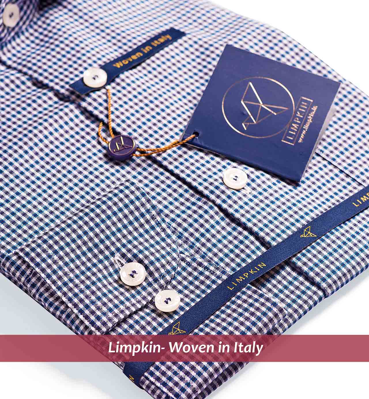 Memphis - Navy & Beige Magical Check