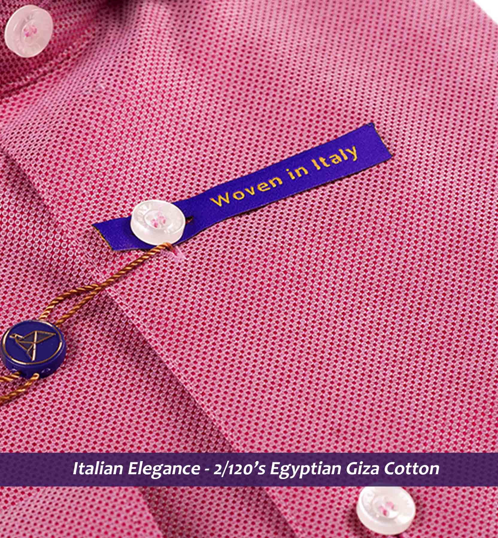 Best Formal Burgundy Structure- 2/120 Egyptian Giza Cotton