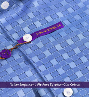 Lexington- Azure Blue Check