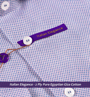 Luton- Navy & White Magical Geometric Print