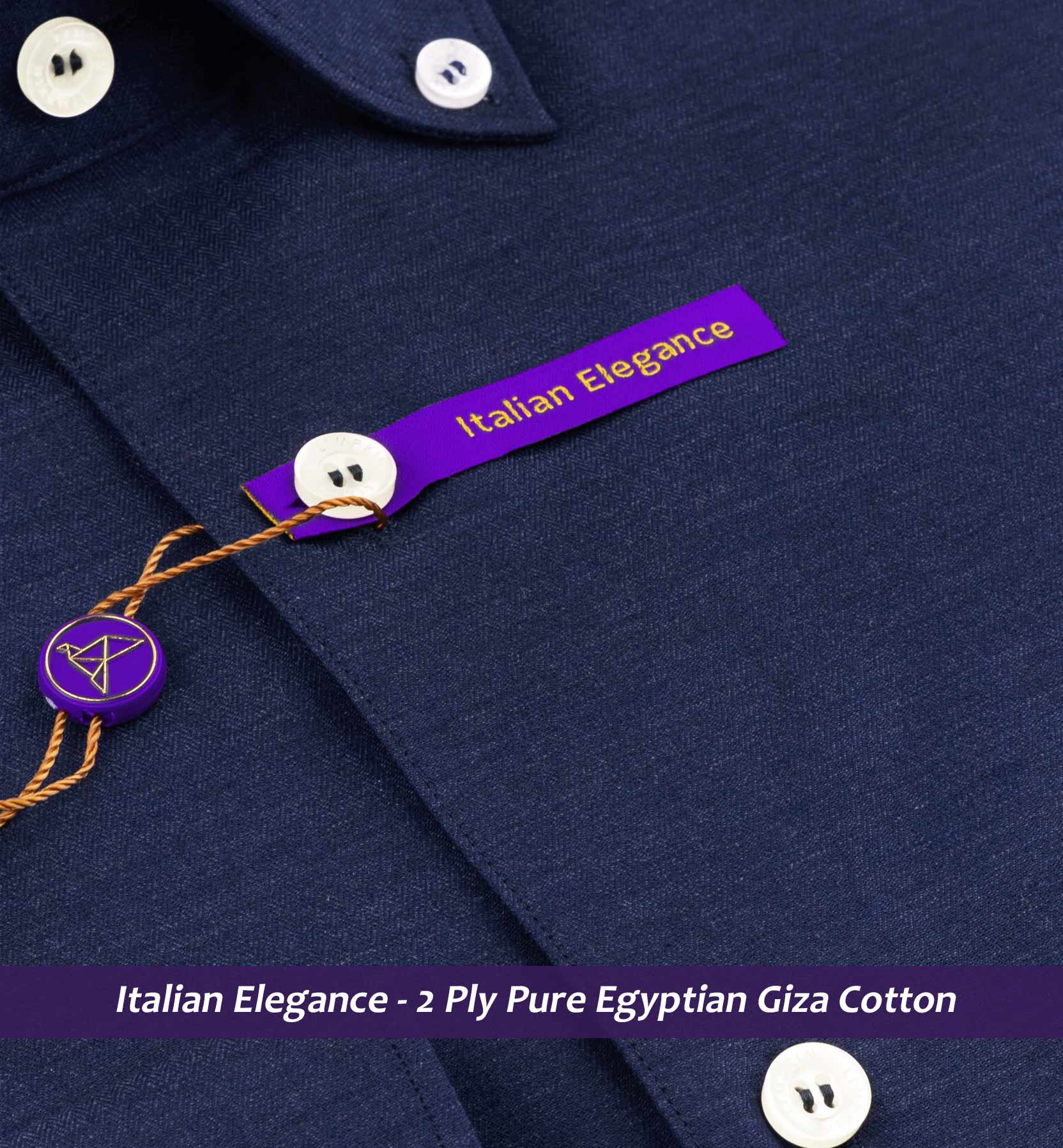 Legnano- Navy Blue Button Down