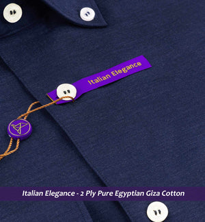 Legnano- Navy Blue Button Down