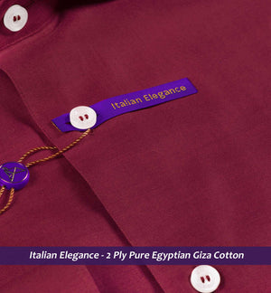 Colorado- Burgundy Magical Solid Twill