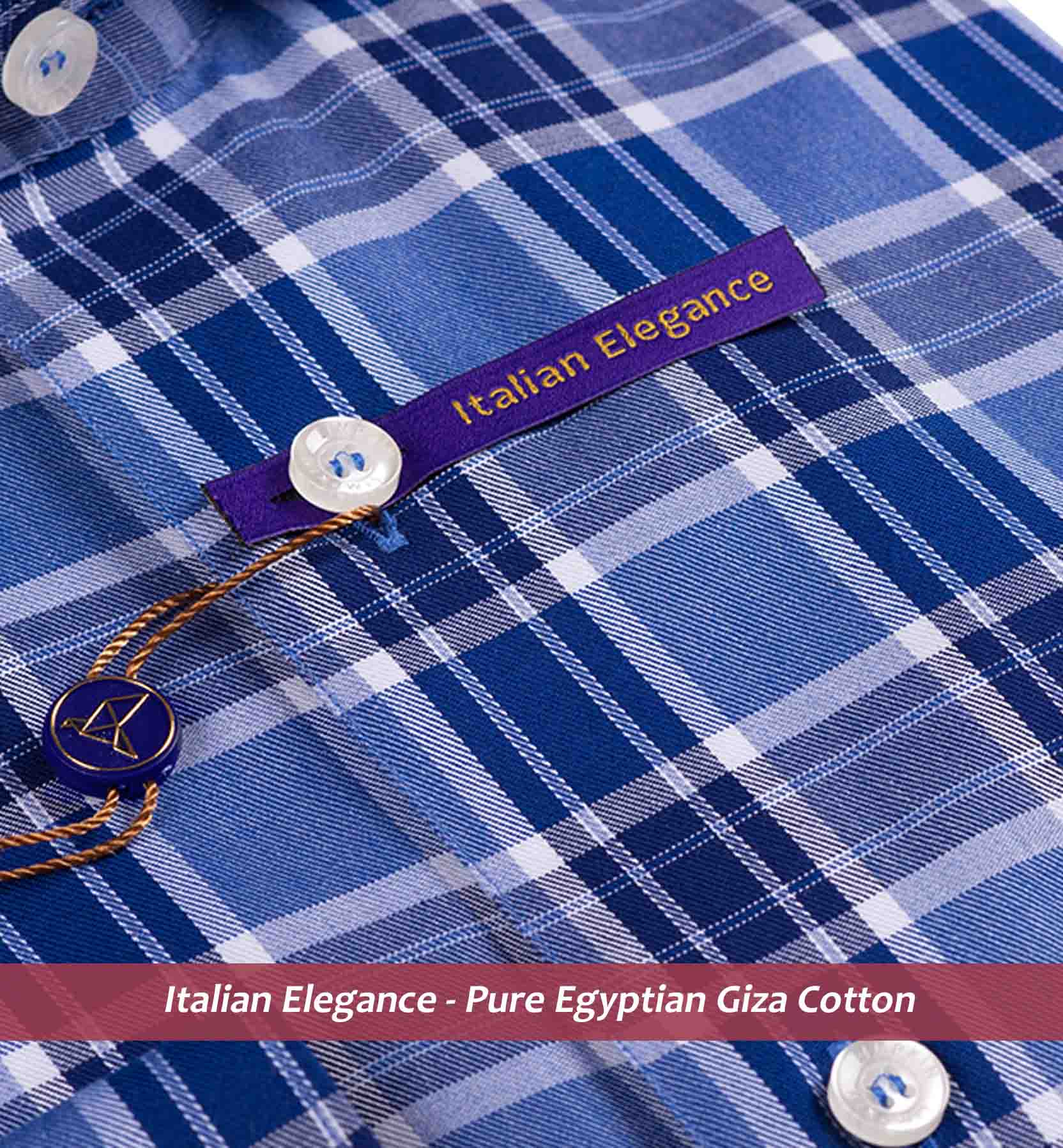 PERTH- NAVY & WHITE MAGICAL CHECK