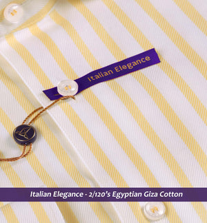 Daffodil Yellow & White Magical Stripe