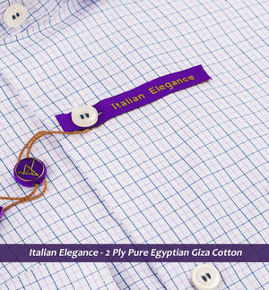 Segovia- Navy & Lilac Magical Check