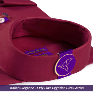 Colorado- Burgundy Magical Solid Twill