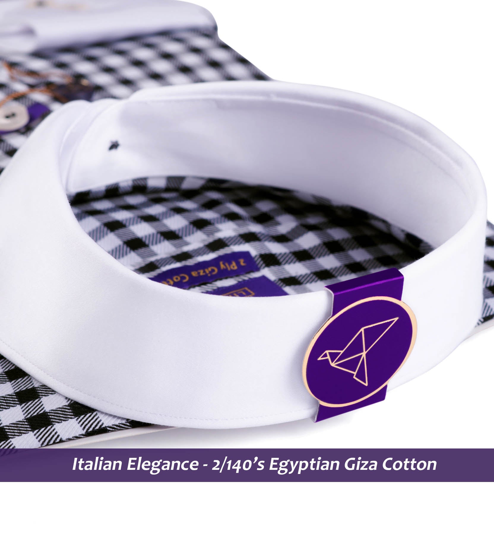 Vasco- Black & White Gingham Check