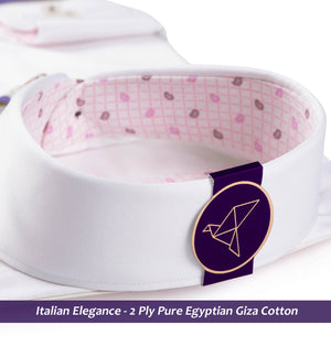 Alaska- Pristine White & Print Contrast