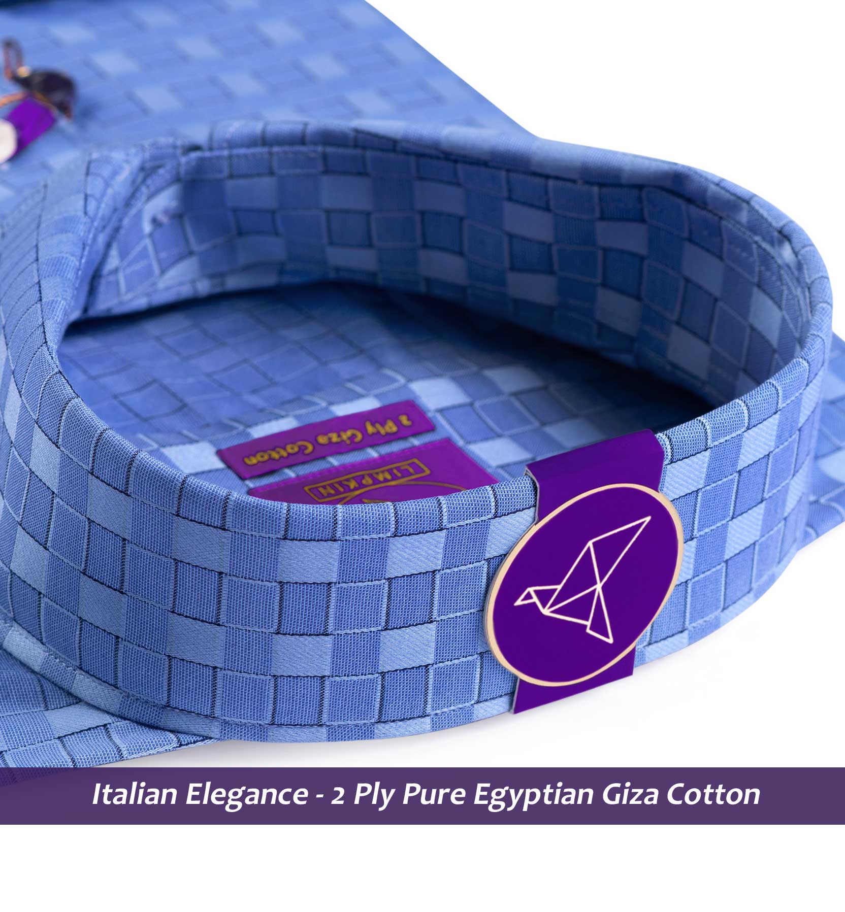 Lexington- Azure Blue Check