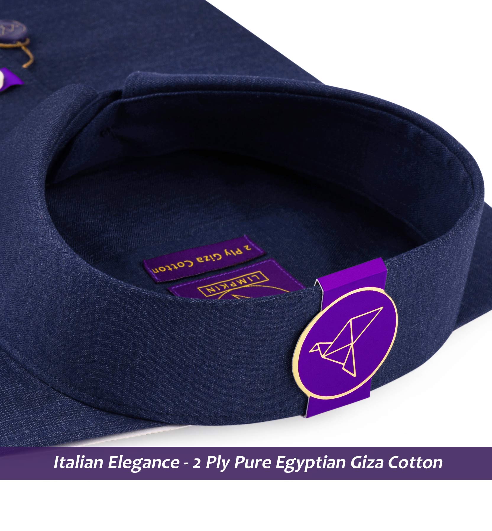 Legnano- Navy Blue Button Down