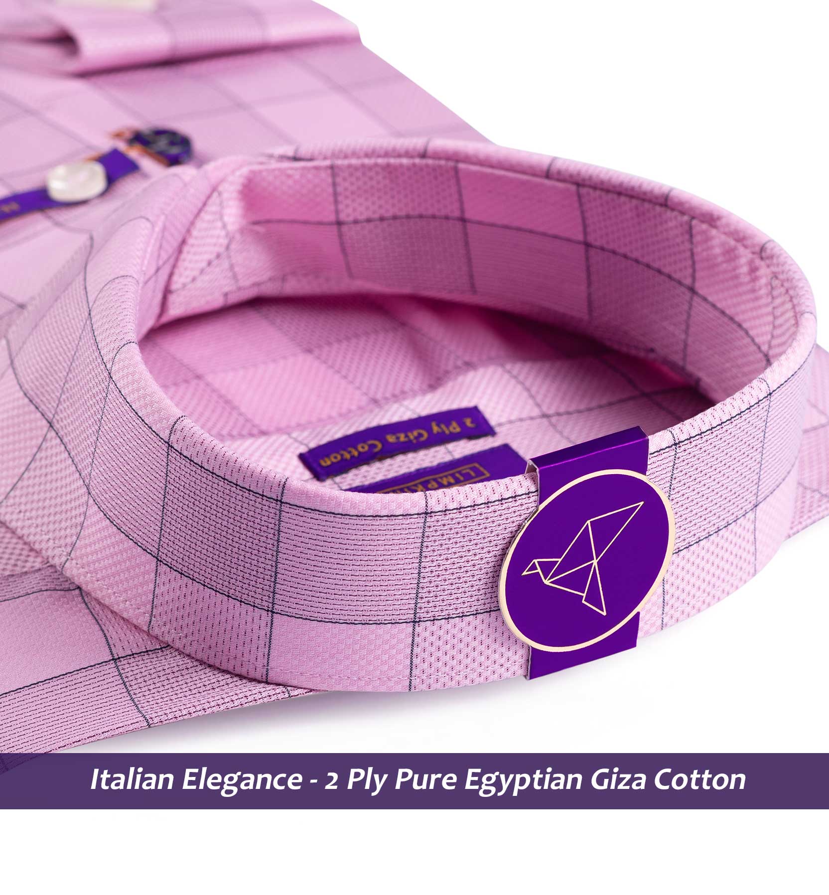 Paris- Flamingo Pink & Grey Check
