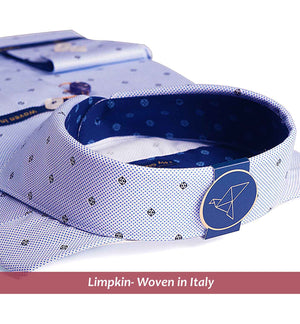 Men's shirt in navy magical polka dot print - Shirts for men