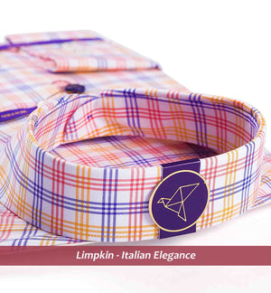 Luton- Purple & Pink Multi Color Check