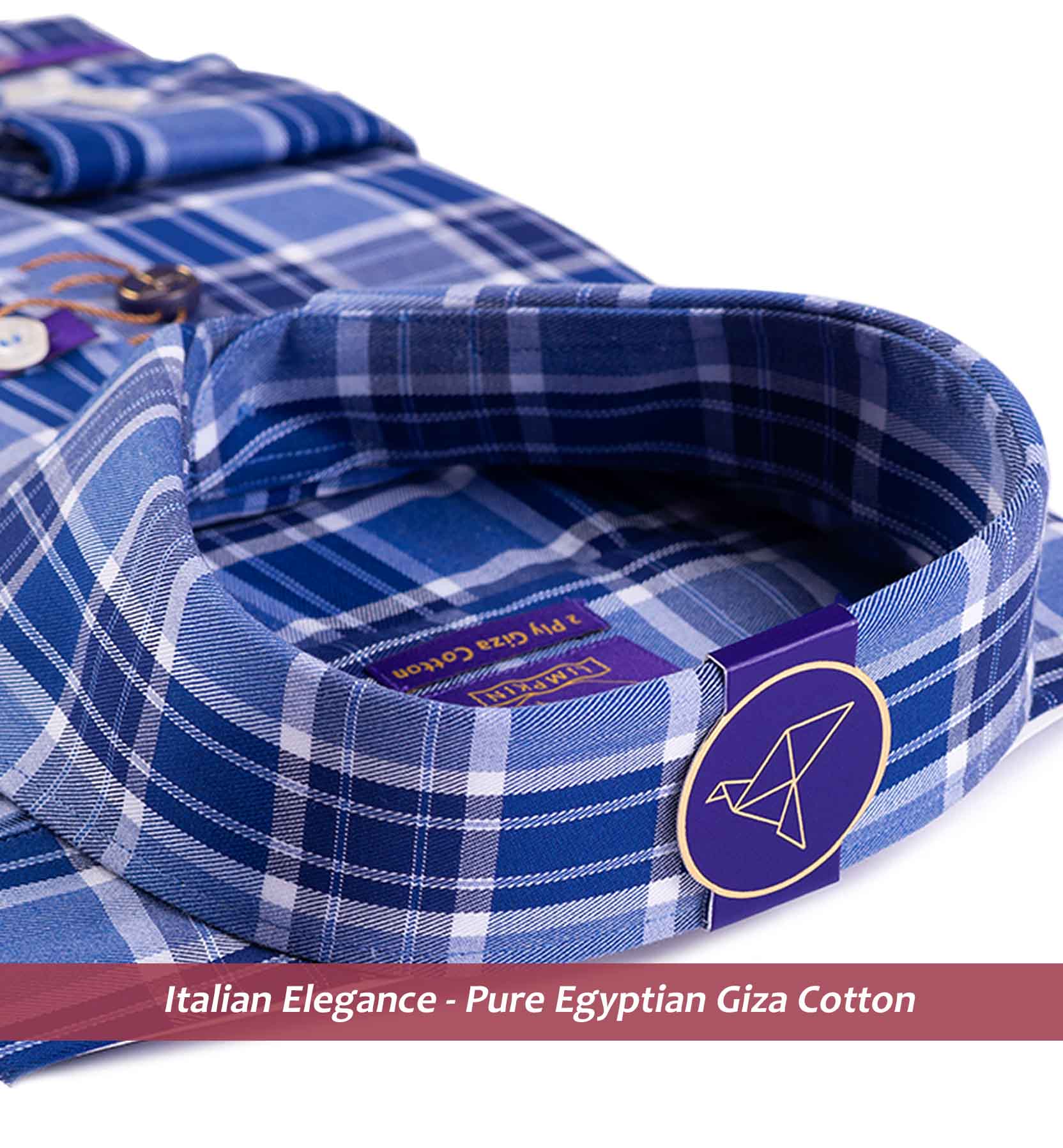 PERTH- NAVY & WHITE MAGICAL CHECK