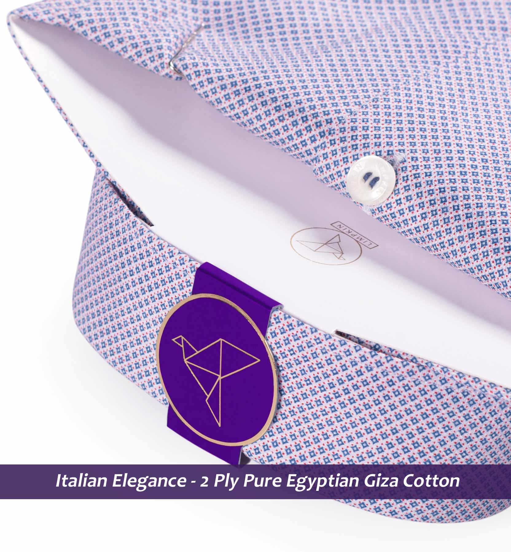 Luton- Navy & White Magical Geometric Print