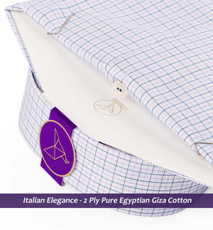 Segovia- Navy & Lilac Magical Check