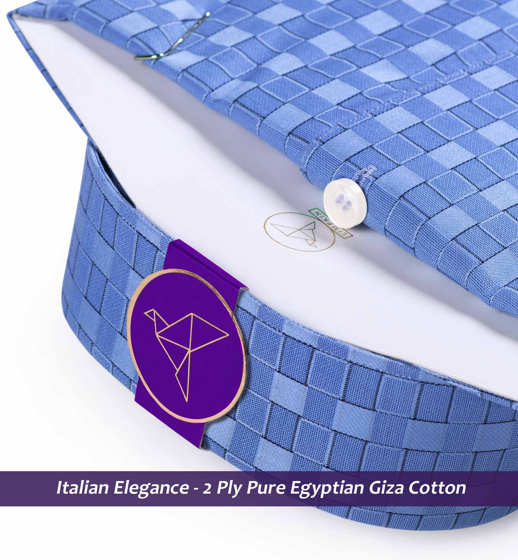 Lexington- Azure Blue Check