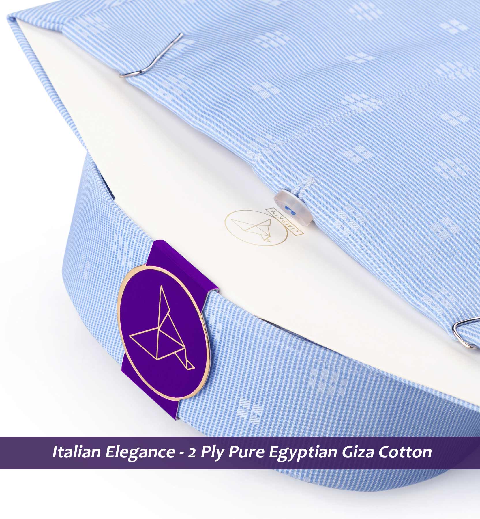Zurich- Sky Blue Horizontal Stripe