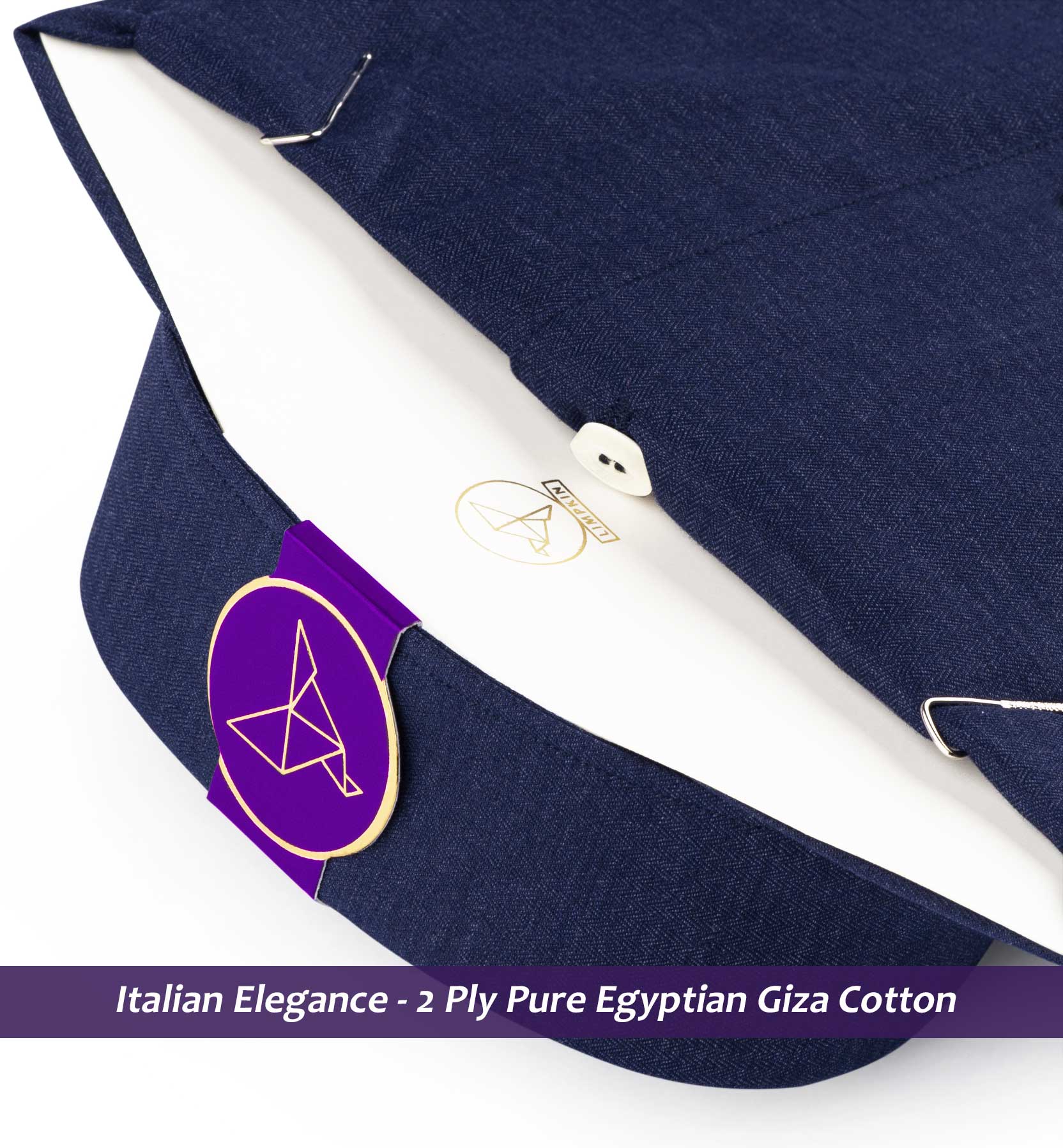 Legnano- Navy Blue Button Down