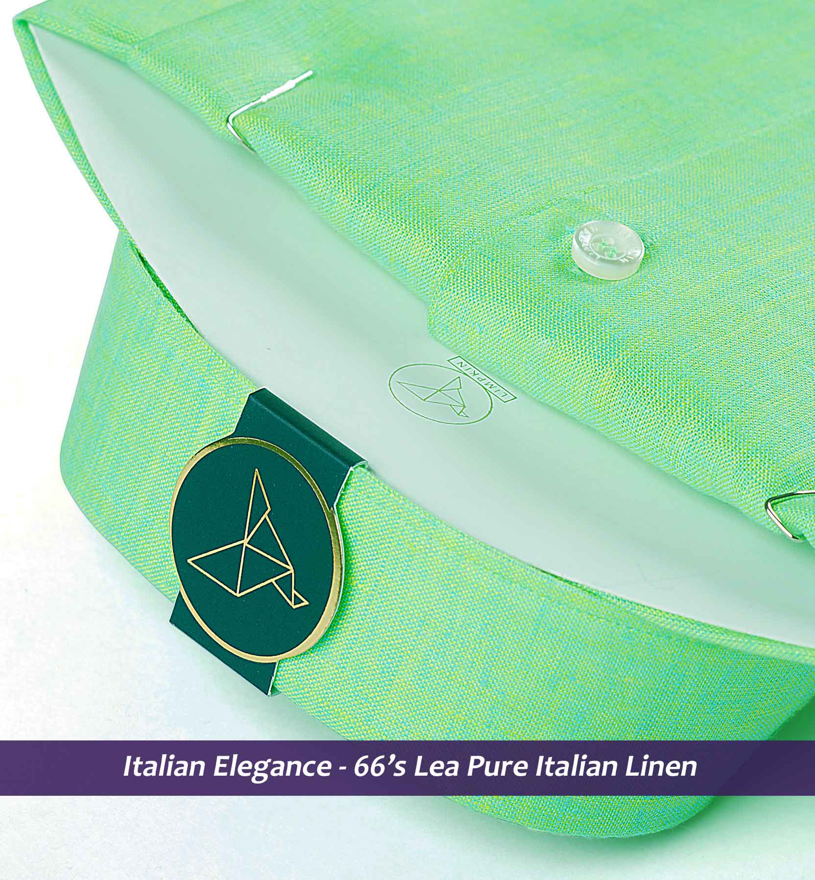 Rosenstein- Sea Foam Green Solid Linen