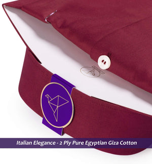 Colorado- Burgundy Magical Solid Twill