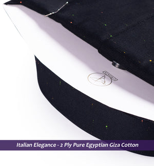 Trieste- Black Twill- Mandarin Collar