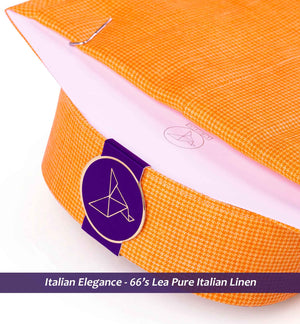 Men's shirt in Apricot Orange Magical Structure - Limpkin Shirts