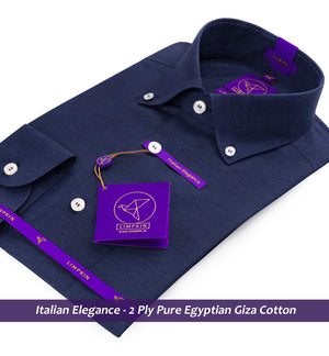Legnano- Navy Blue Button Down