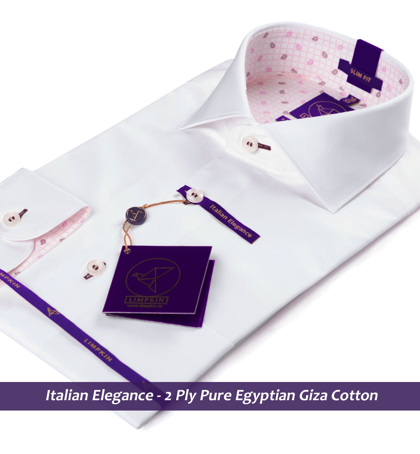 White Shirt - Shirts for Men | Limpkin - Italian Elegance