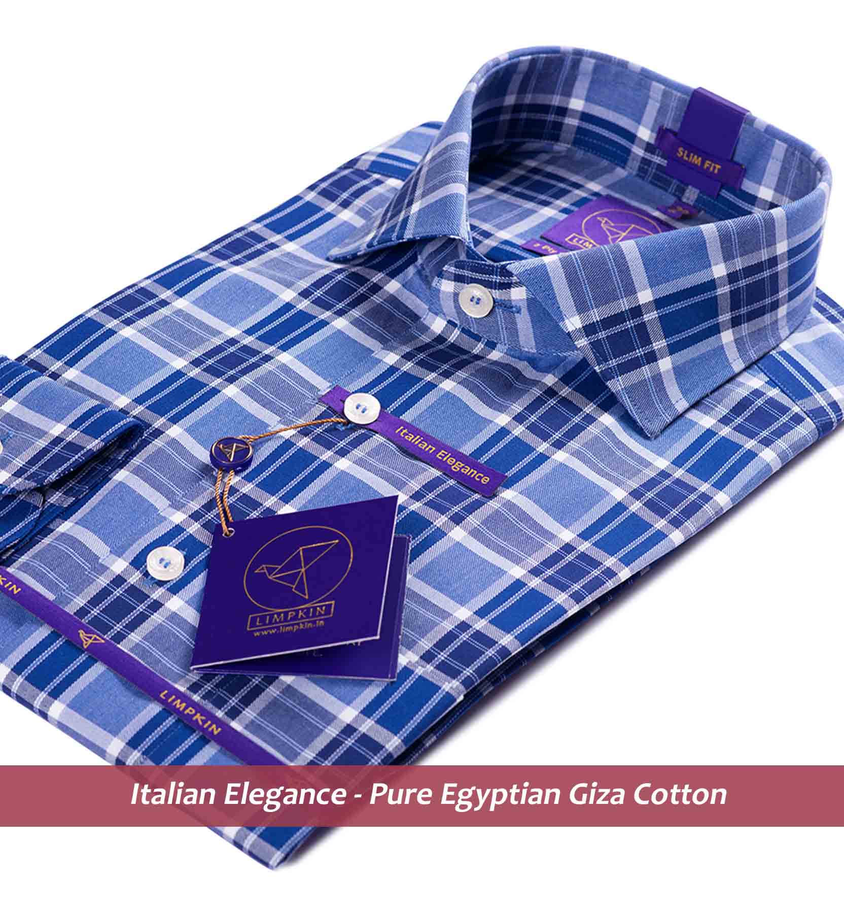 PERTH- NAVY & WHITE MAGICAL CHECK