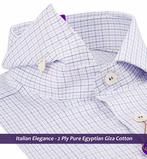 Segovia- Navy & Lilac Magical Check