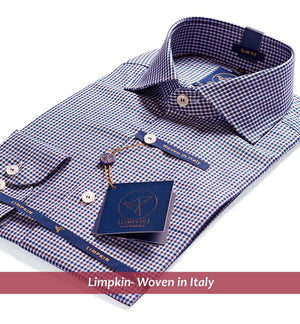 Memphis - Navy & Beige Magical Check