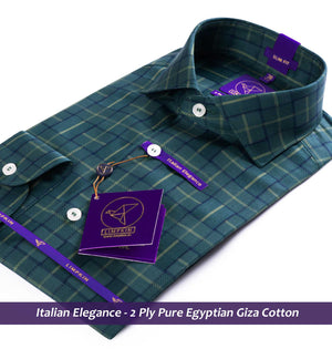 Surrey- Seaweed Green & Navy Check