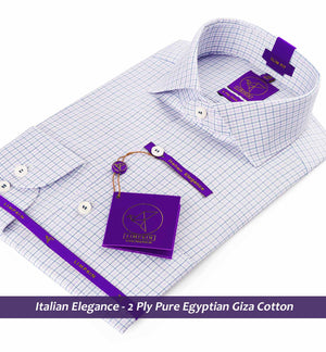 Segovia- Navy & Lilac Magical Check