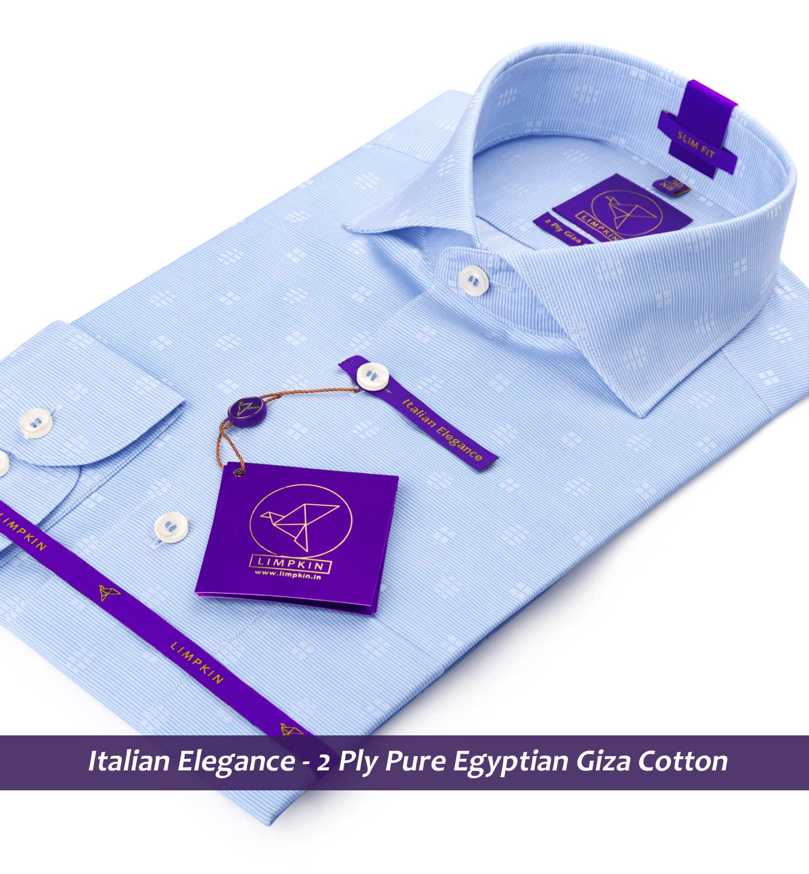 Zurich- Sky Blue Horizontal Stripe