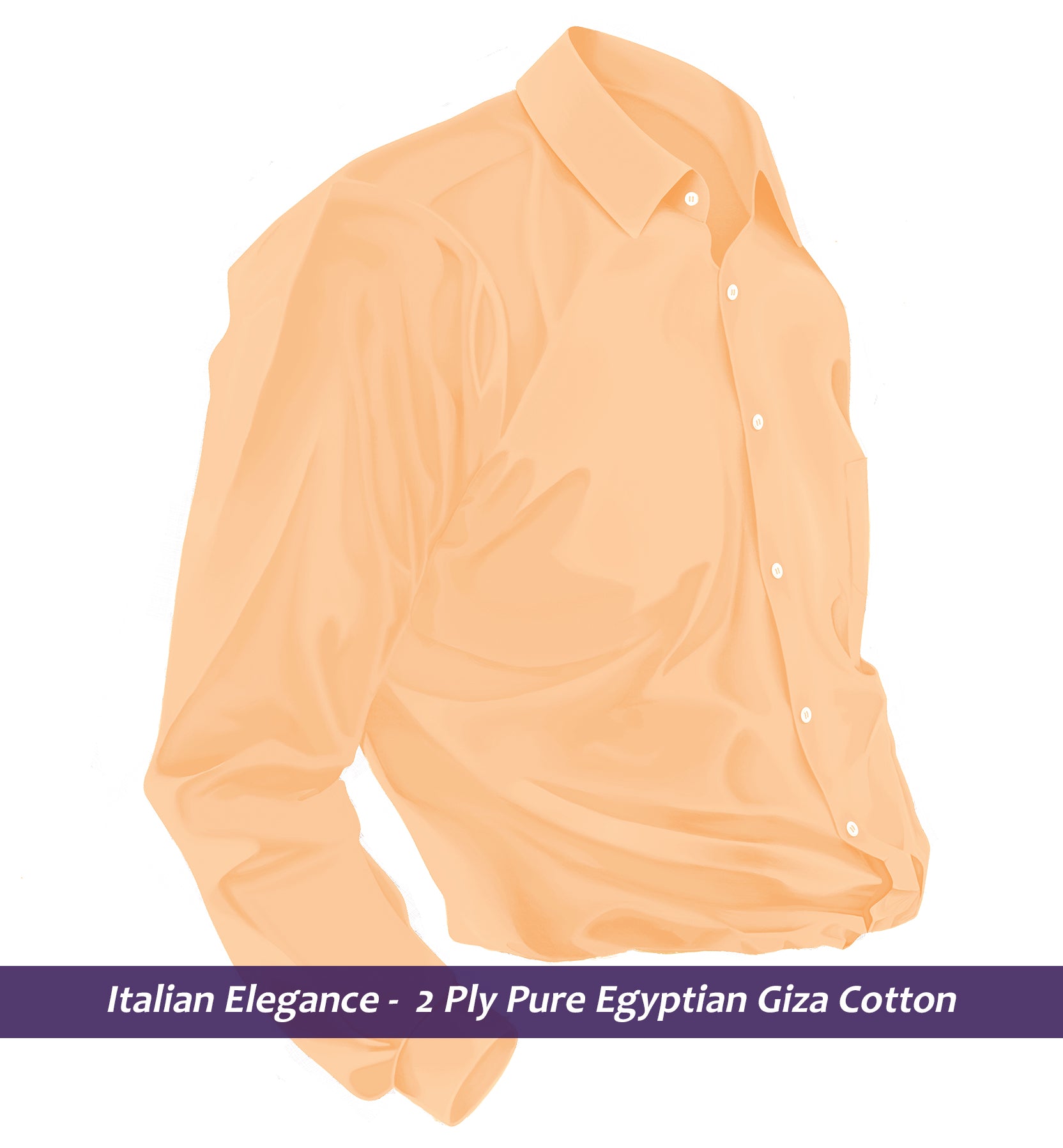 Adelaide- Melon Orange Magical Solid- 2 Ply Egyptian Giza Cotton-    Delivery from 21st April