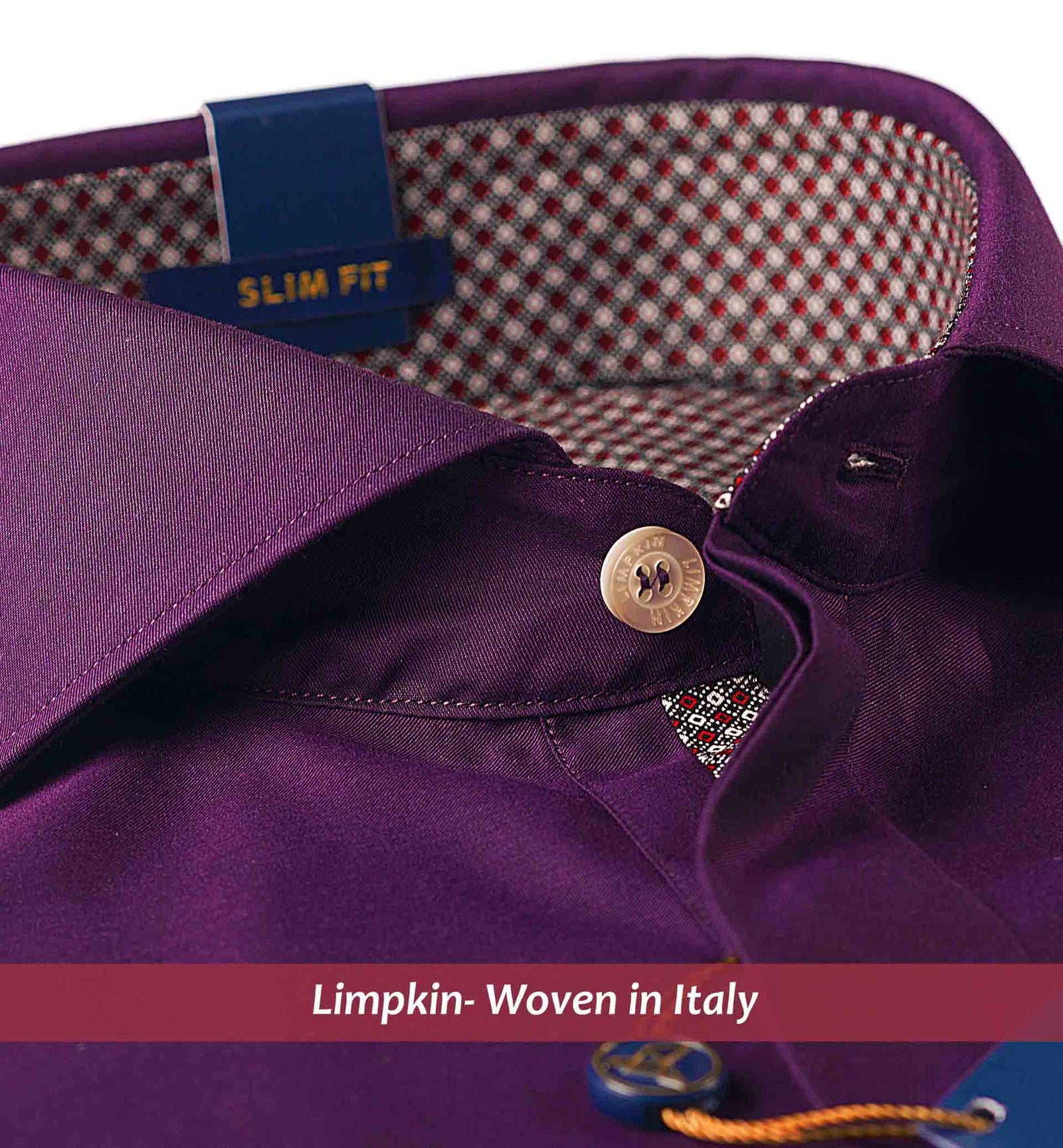 Brighton- Deep Purple with Print Contrast